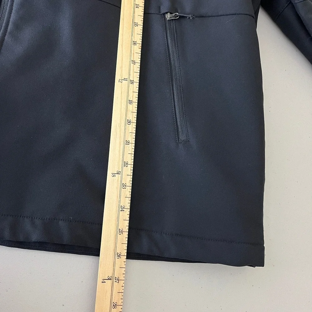 The North‎ Face WindWall Softshell Hoodie Jacket Mens XXL Black Full Zip Hooded
